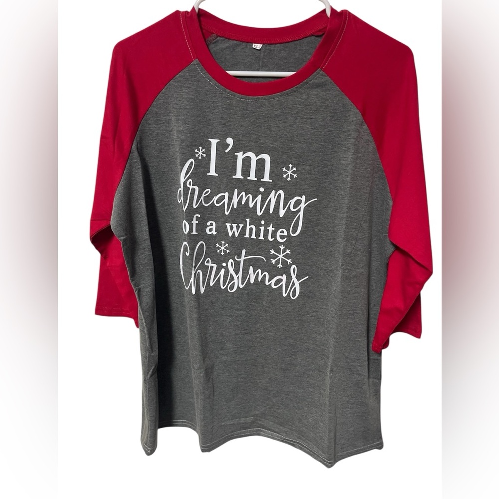 Christmas shirt size XL PTP 23 I’m dreaming of a white Christmas